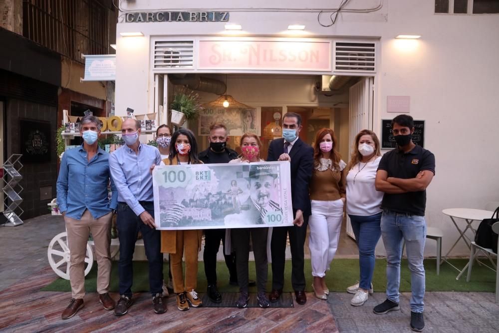 Campaña en el Centro de Málaga en homenaje a los comerciantes