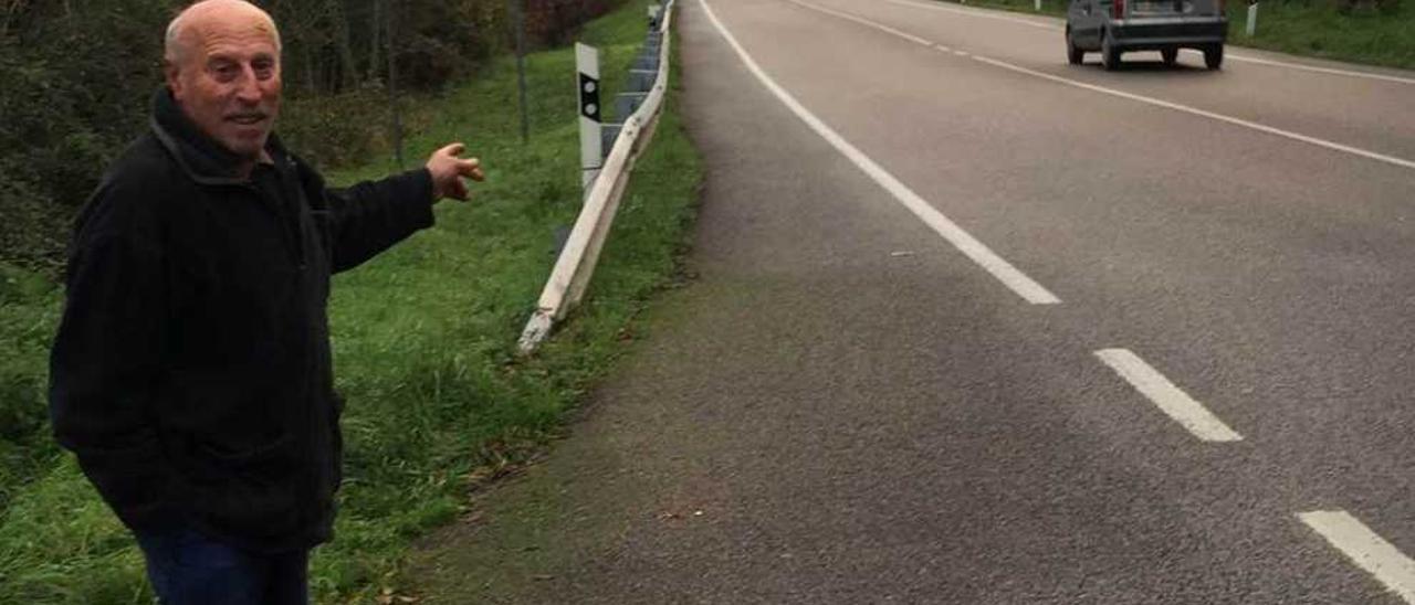 La carretera de Arriondas a Llovio registra seis accidentes en lo que va de mes