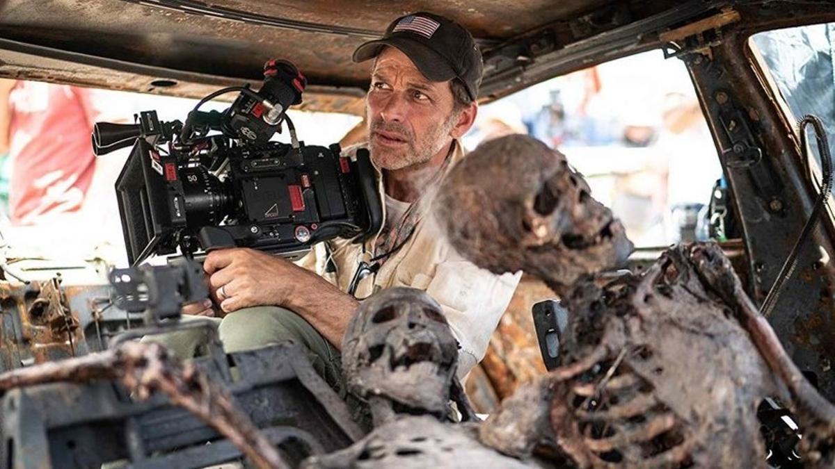 Zack Snyder, en el rodaje de 'Ejército de los muertos'