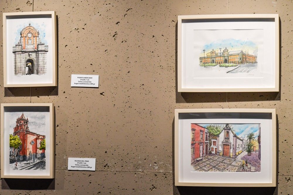 Exposición de ilustraciones de Las Palmas de Gran Canaria