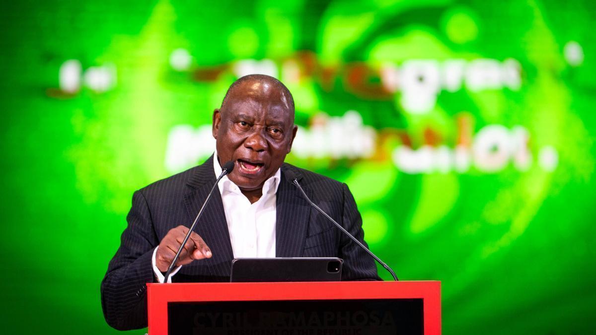 El presidente de Sudáfrica, Cyril Ramaphosa