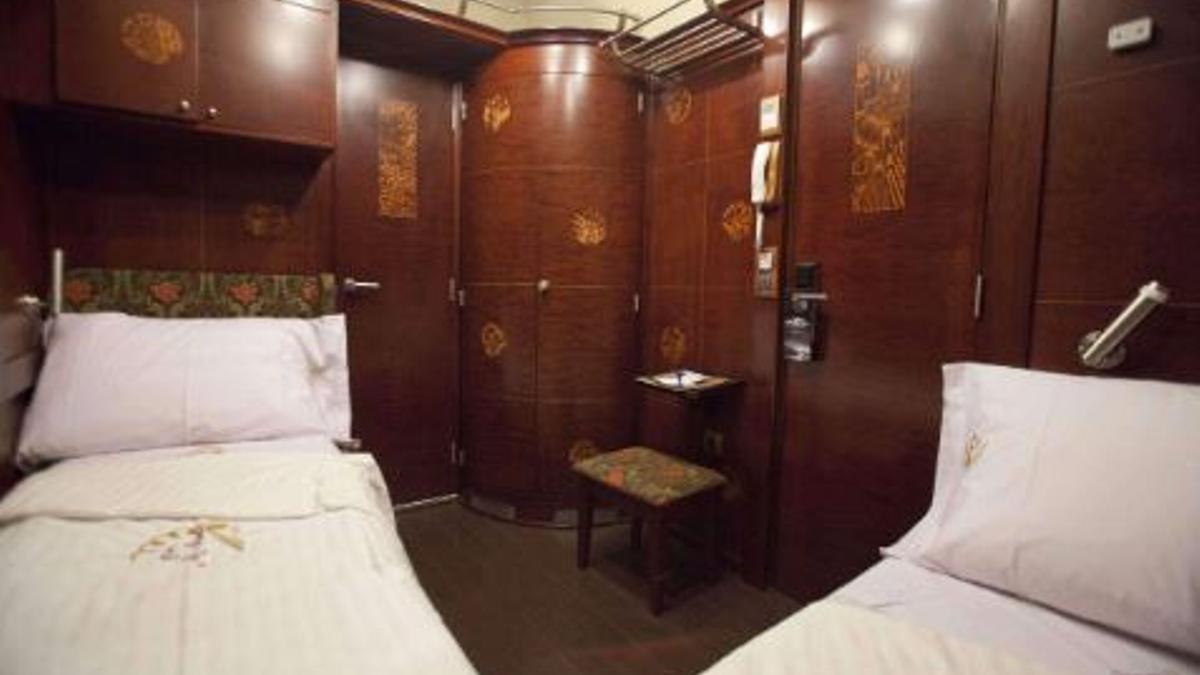 Habitación del tren de lujo Al Andalus.