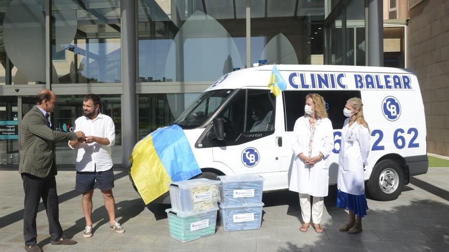 Quirónsalud Palmaplanas dona una ambulancia a Ucrania