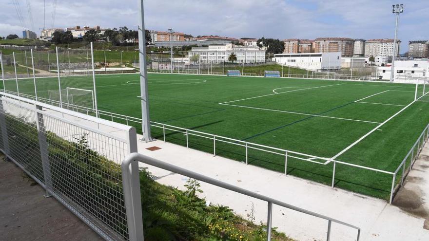 Instalaciones de los campos de fútbol de Visma.