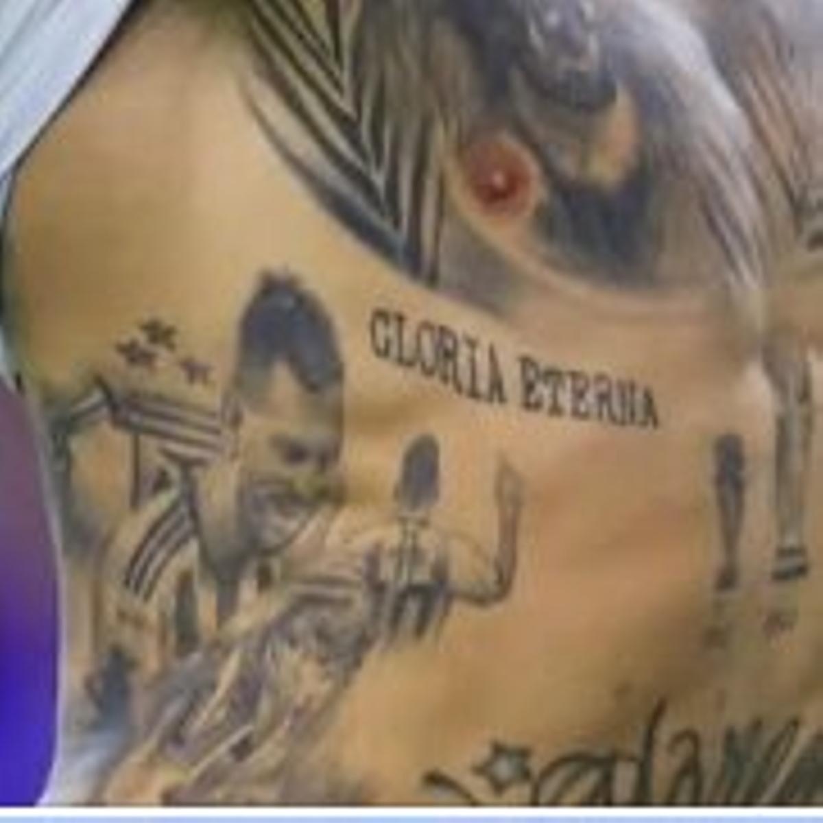 Los tatuajes de Otamendi