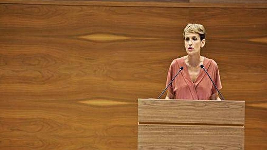 La nova presidenta de Navarra, María Chivite.