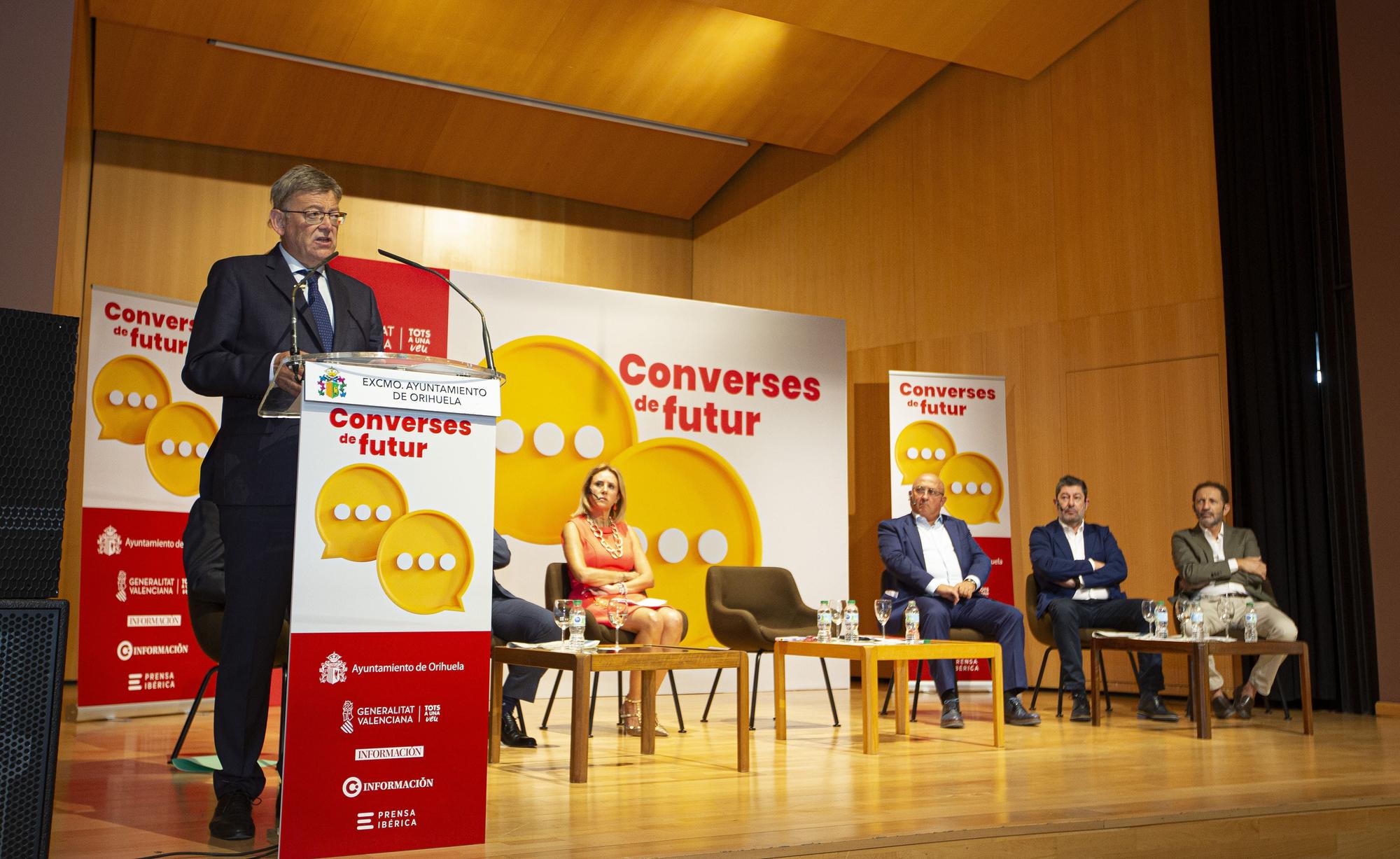 «Converses de futur» | Puig anuncia 343 millones del Gobierno en proyectos para prevenir inundaciones