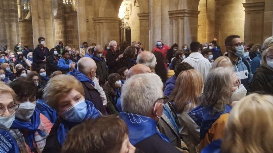 Fieles de la Diócesis Tui-Vigo peregrinan a Santiago con motivo del Año Santo | // FDV