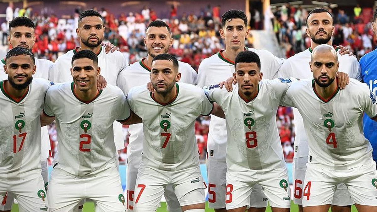 La selección de Marruecos.