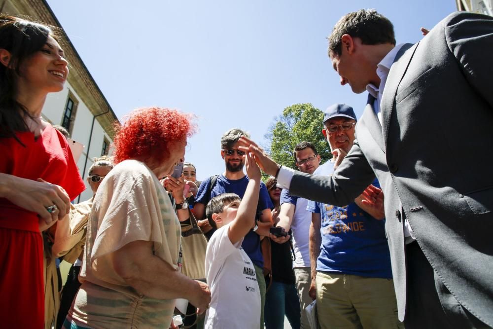 Acto electoral de Albert Rivera en Avilés