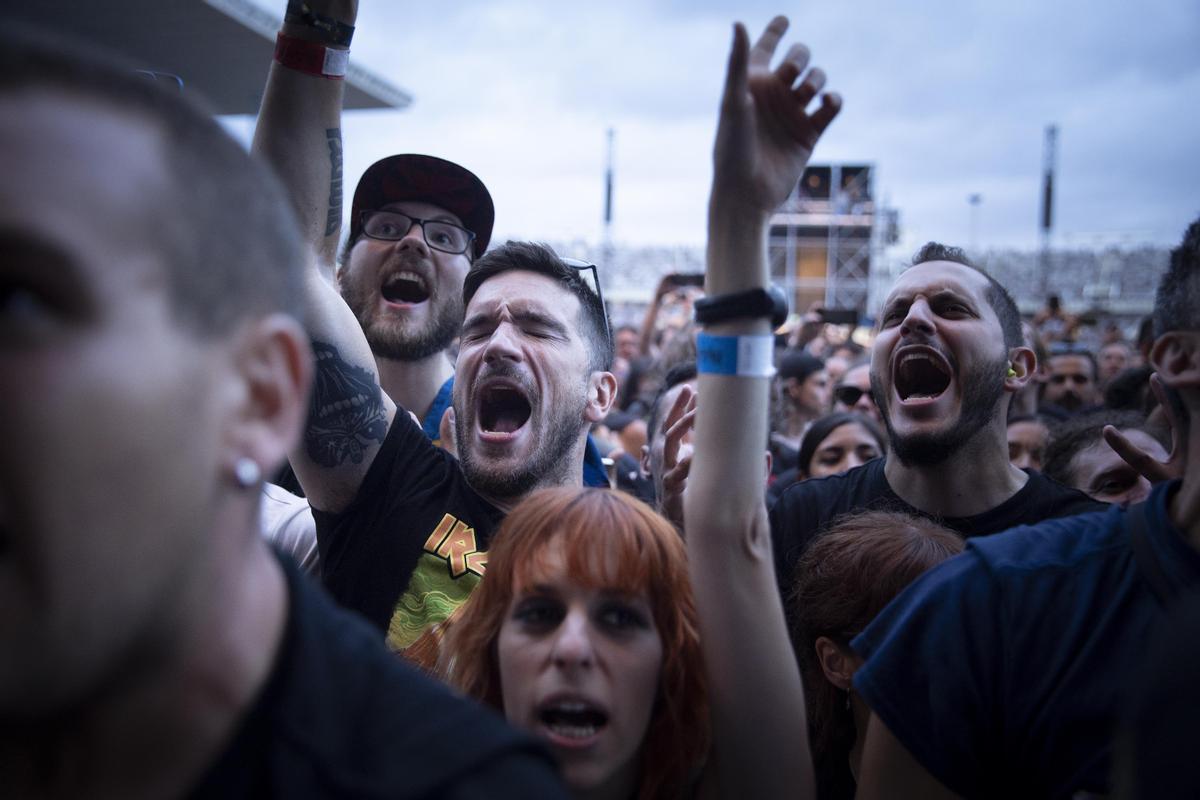 El concierto de Iron Maiden en Barcelona, en imágenes