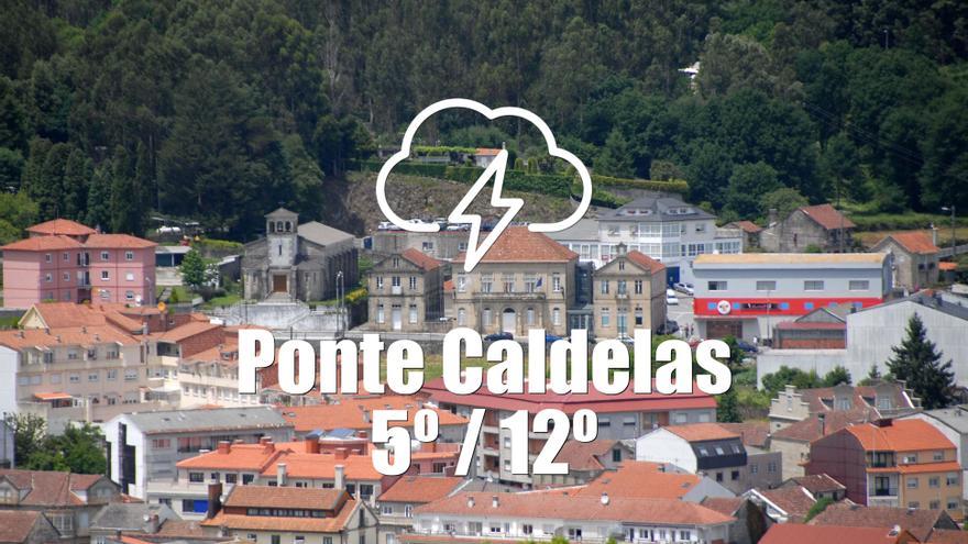 El tiempo en Ponte Caldelas: previsión meteorológica para hoy, jueves 2 de mayo
