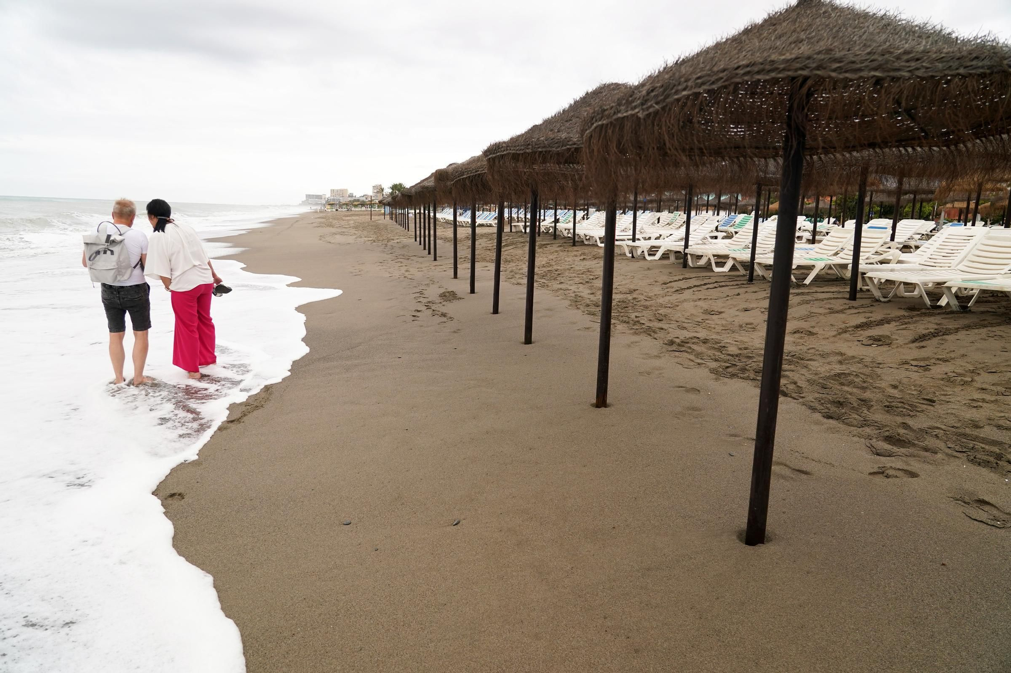 Efector del temporal en Los Álamos