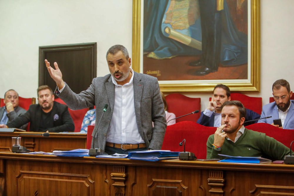 Último pleno del Ayuntamiento de Elche