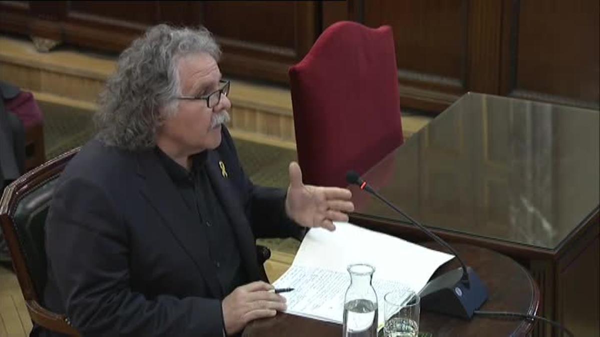 Joan Tardà declara en el juicio del 'procés'