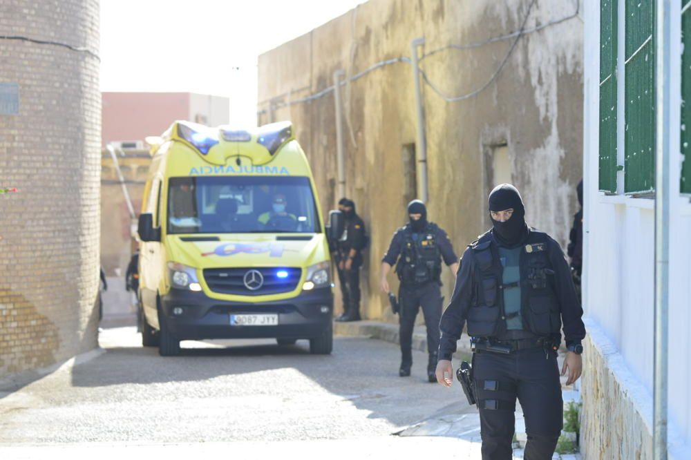 Macrooperación policial contra el narcotráfico en Cartagena