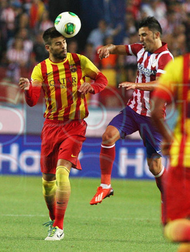 Atlético de Madrid, 1  -  F.C. Barcelona, 1