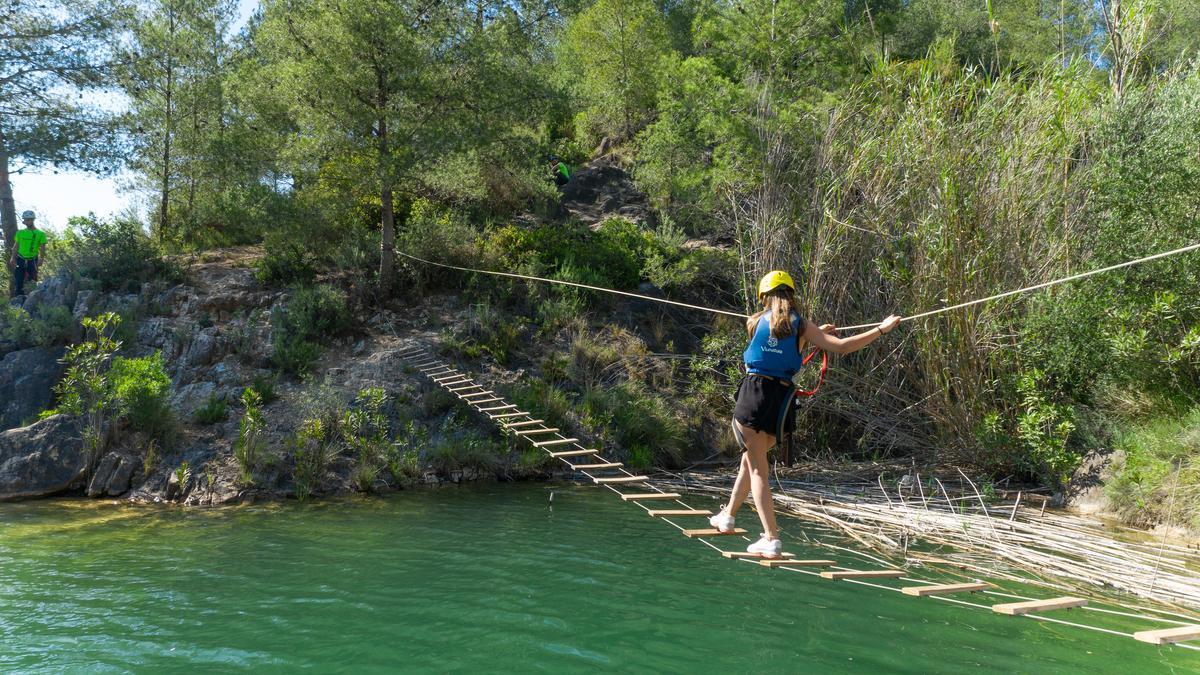 Este es el escenario ideal para practicar barranquismo o escalada.