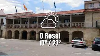 El tiempo en O Rosal: previsión meteorológica para hoy, martes 11 de agosto