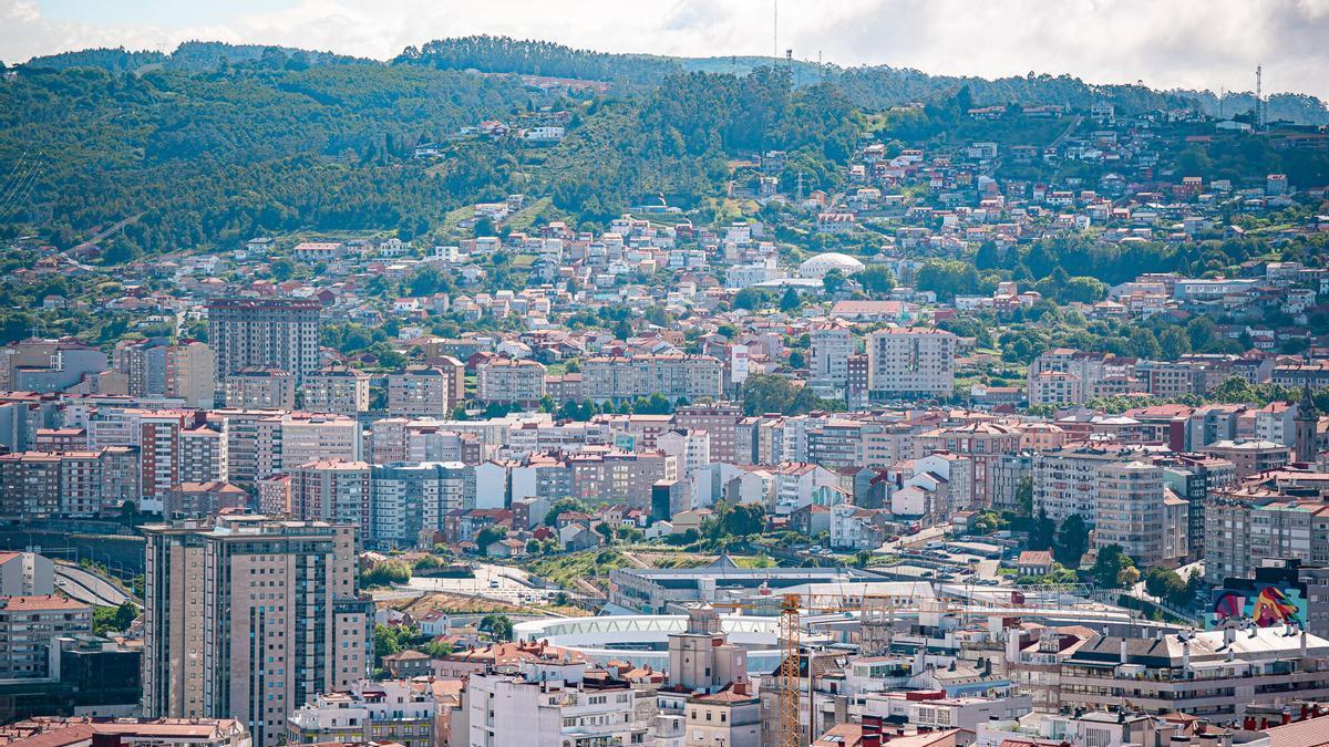 Vista general de Vigo.