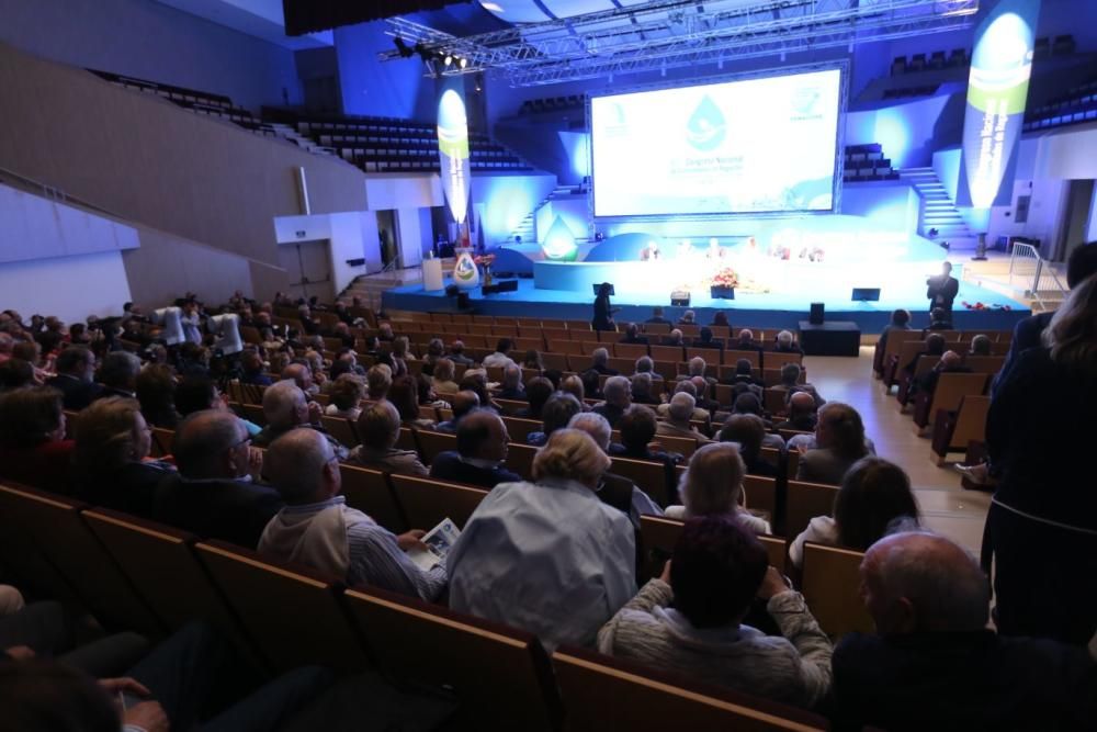 Inauguración del Congreso de Regantes, donde también ha habido momentos para la reivindicación