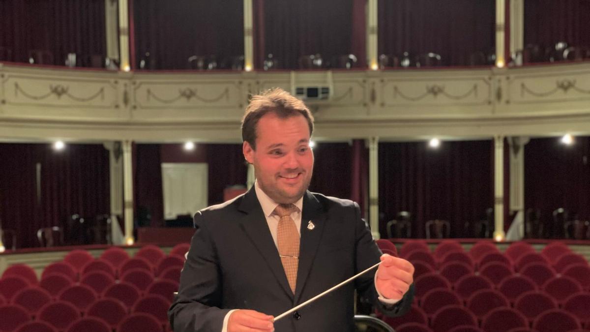 Manuel Alejandro López, director de la Banda de Zamora.