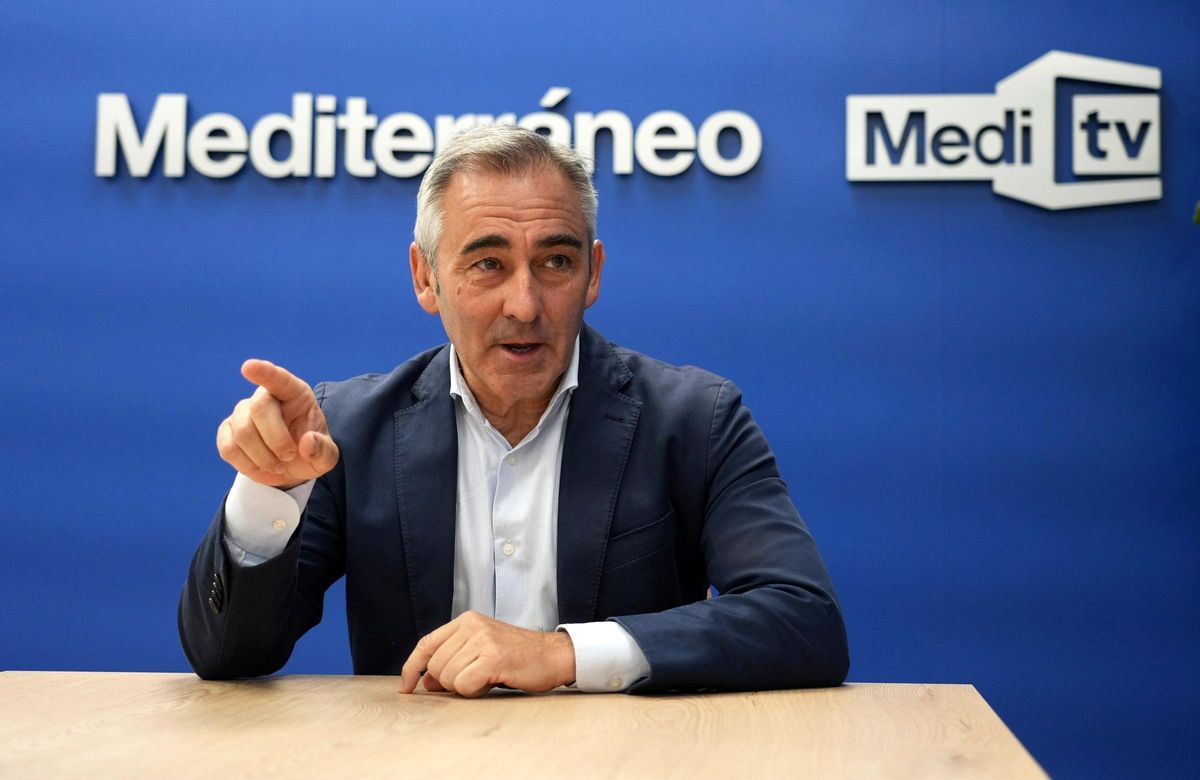 Miguel Barrachina, en las instalaciones de Mediterráneo.