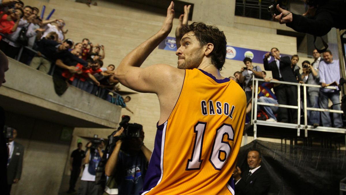 Pau Gasol con la camiseta del '16'