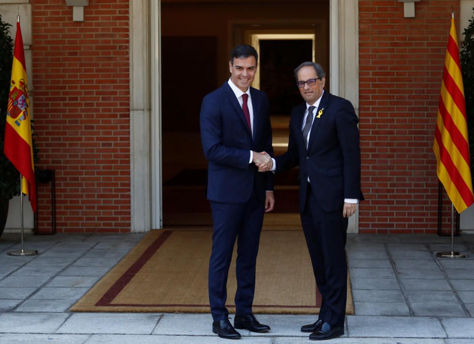 Reunió entre Quim Torra i Pedro Sánchez