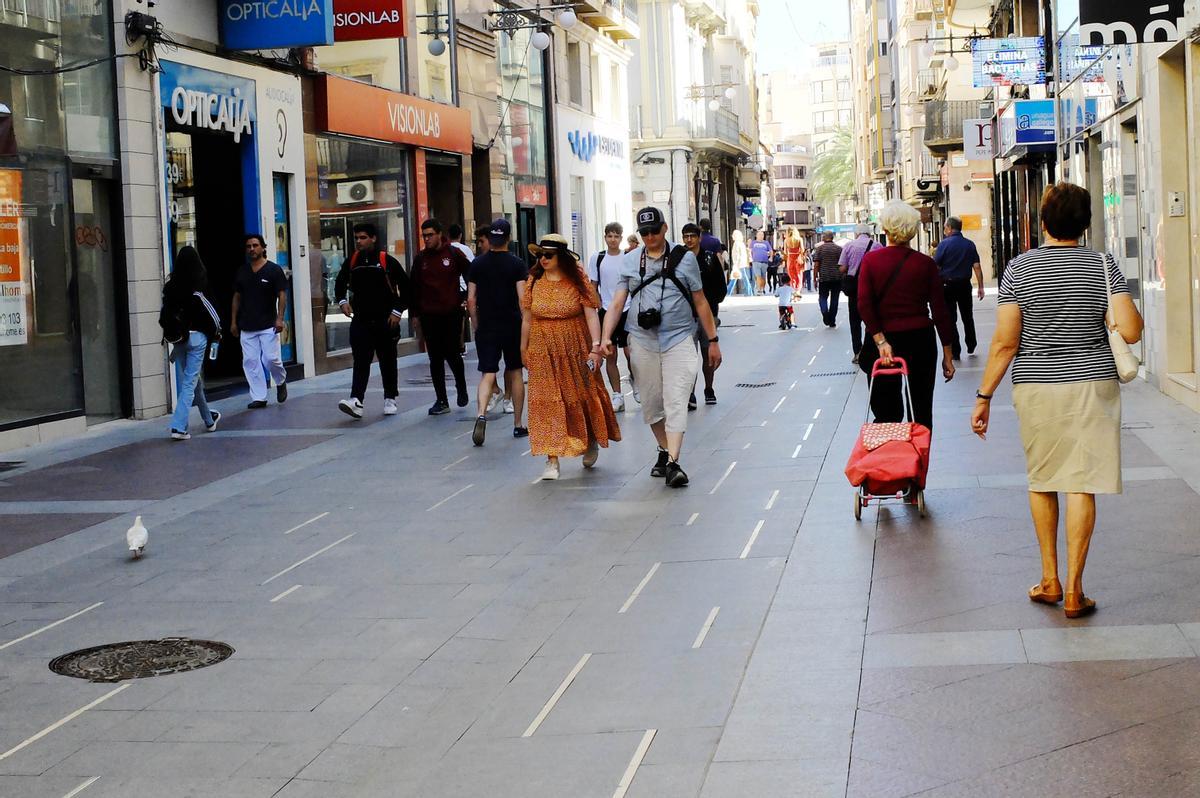 ELCHE CALLE CORREDORA PEATONAL