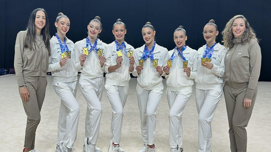 Lucía Muñoz y Marina Cortelles logran otro oro con España en el Europeo de Gimnasia