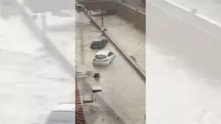 Los primeros daños de la DANA en Aragón: las tormentas golpean en Aranda, Tarazona y Valdejalón y descargan con fuerza en el Pirineo