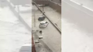 VÍDEO | La dana golpea Tarazona con inundaciones en pleno centro de la localidad