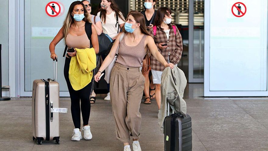 Imagen de las primeras jornadas del mes en el Aeropuerto  Málaga-Costa del Sol