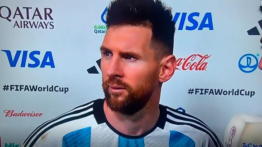 El monumental cabreo de Messi al final del partido ante Países Bajos: "¡Qué mirás, bobo, qué mirás bobo...!"