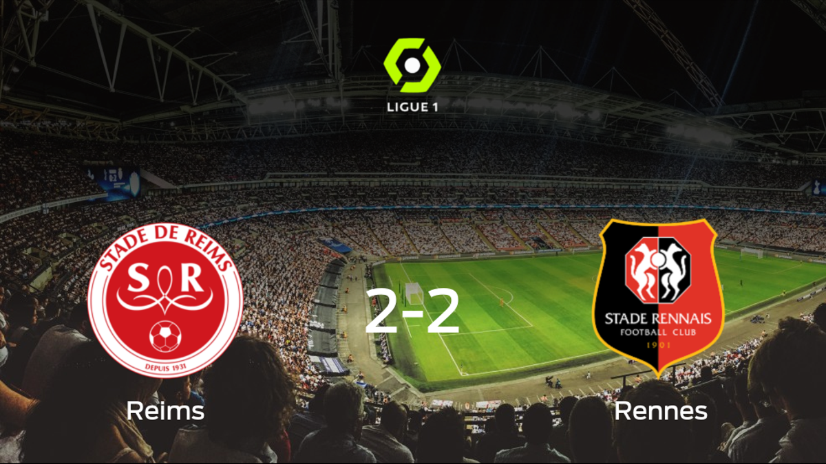 Reparto de puntos en el Auguste-Delaune: Stade de Reims 2-2 Stade Rennes