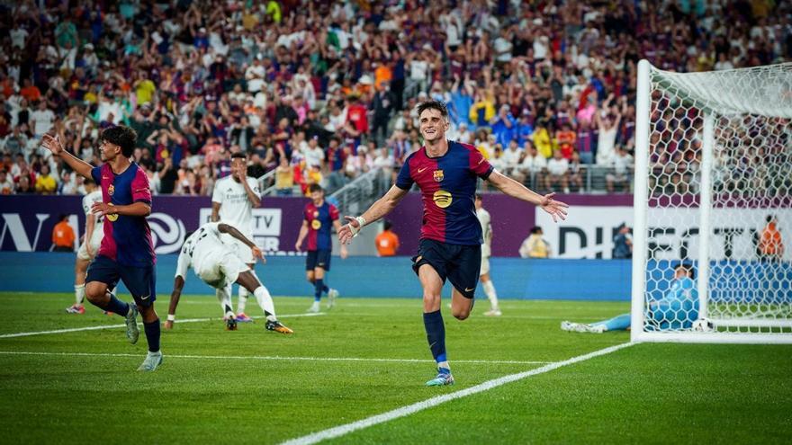 Pau Víctor decideix per al Barça el Clàssic de l&#039;estiu davant el Reial Madrid