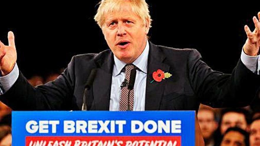 Johnson va participar en un míting a Birmingham