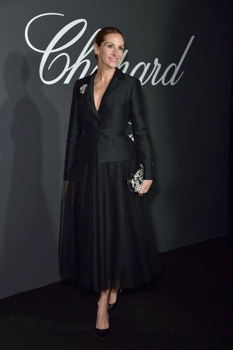 Julia Roberts, con look de Dior, en la fiesta de Chopard en el Festival de Cine de Cannes 2022