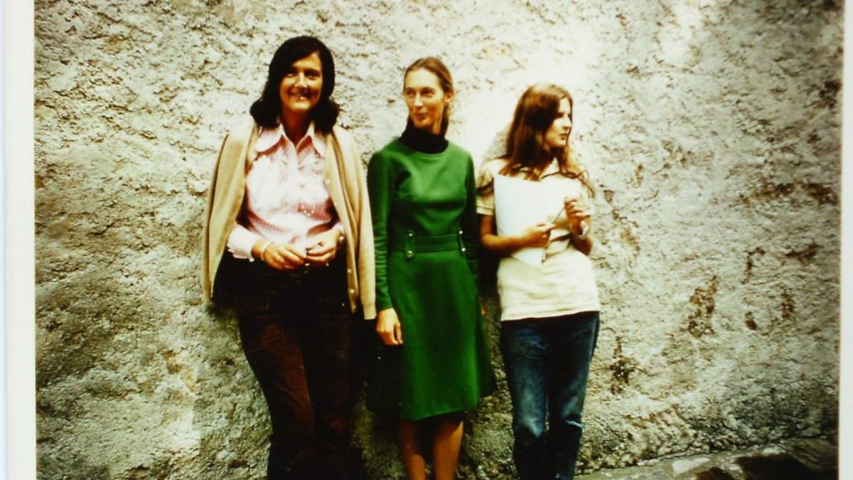 De izquierda a derecha: Dian Fossey, Jane Goodall, Biruté Galdikas.