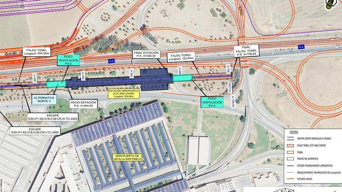 VÍDEO | El Ayuntamiento de Sevilla advierte que el tren entre Santa Justa y el aeropuerto afectará a Alcosa