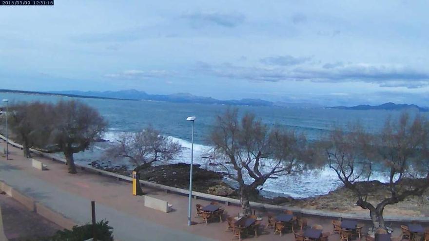 Wolken und Sonne am Mittwochvormittag (9.3.) in Colònia de Sant Pere