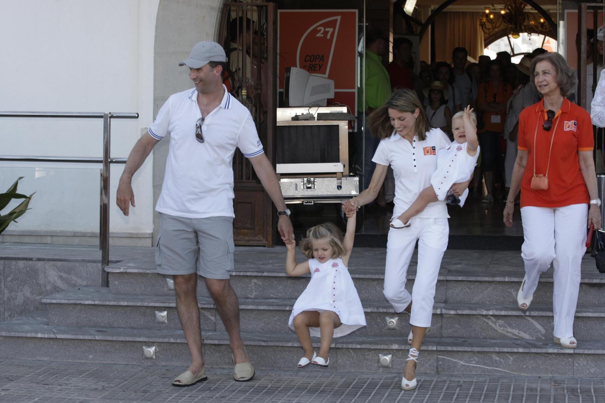 Las imágenes de Felipe y Letizia en Mallorca