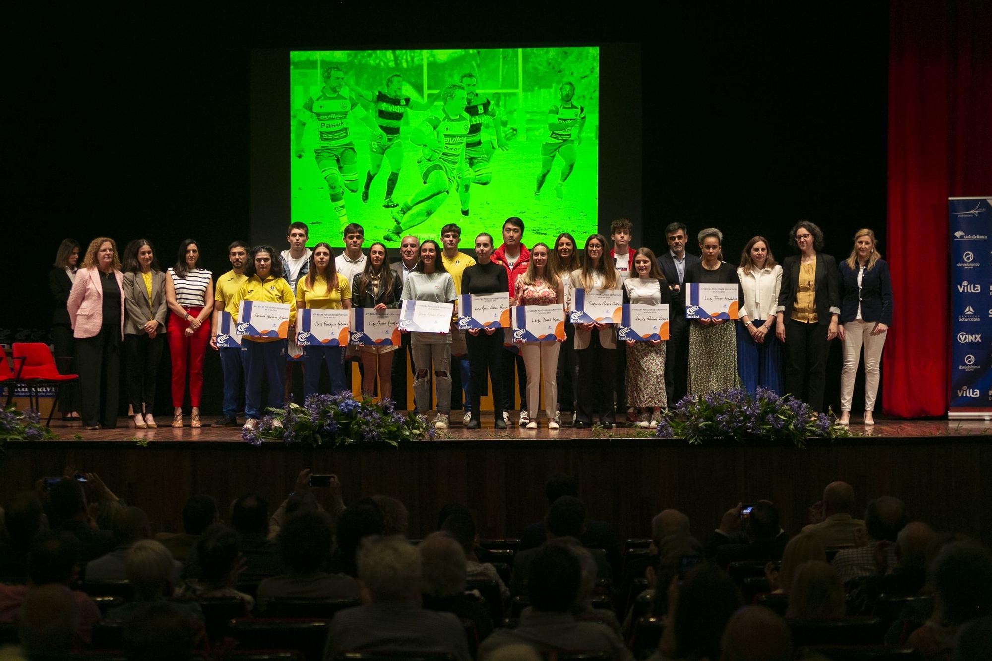 Así la I Gala Fundavi en Avilés: los premios a los deportistas del año