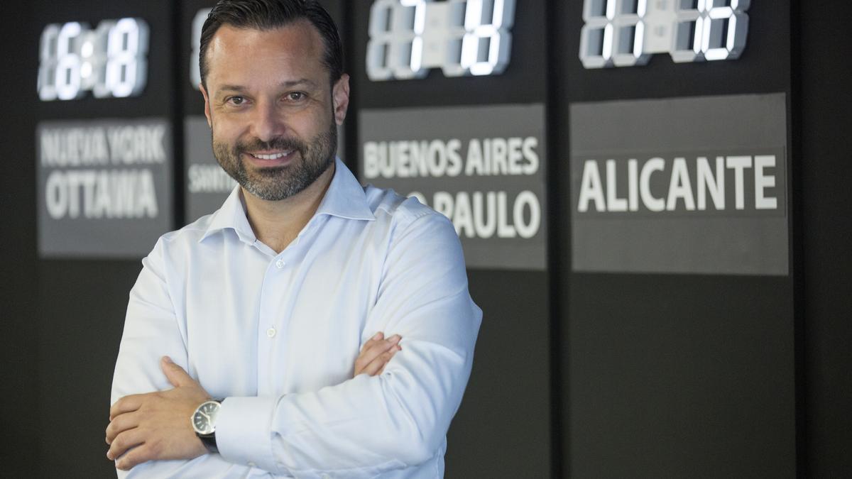 El CEO de la tecnológica alicantina Orizon, Ángel Pineda.