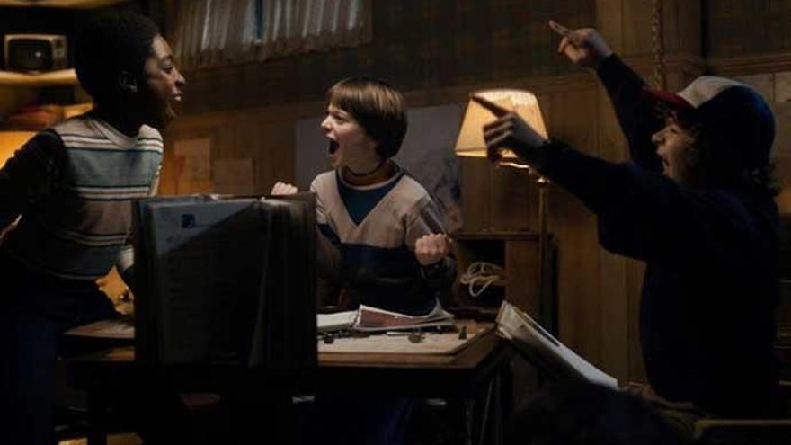 Escena de &#039;Stranger Things&#039;.