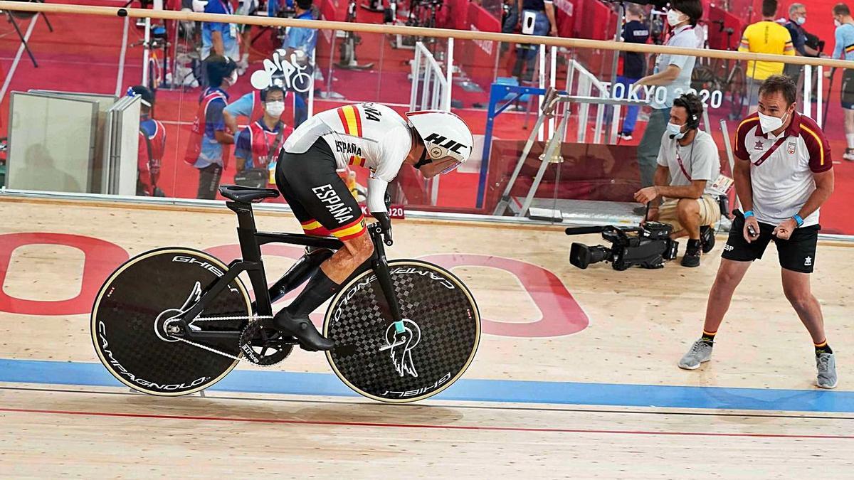 El valenciano Ricardo Ten, en pleno esfuerzo en los pasados Juegos Paralímpicos de Tokio.