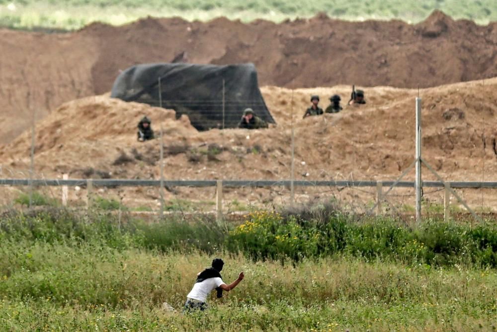 Jornada de protestas en Gaza