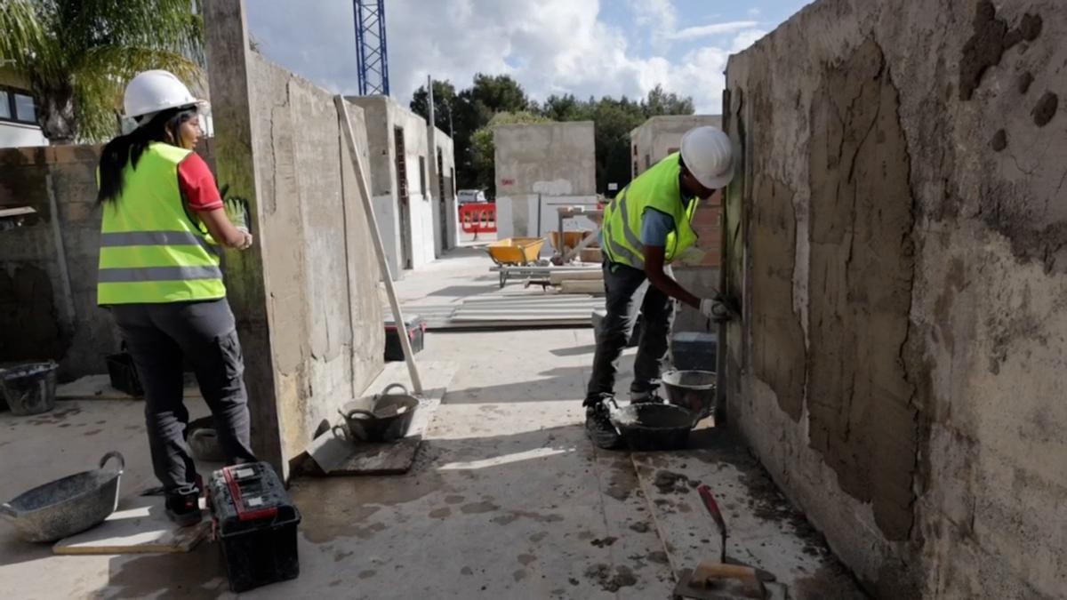 VÍDEO | Así se forman los futuros profesionales de la construcción en Mallorca