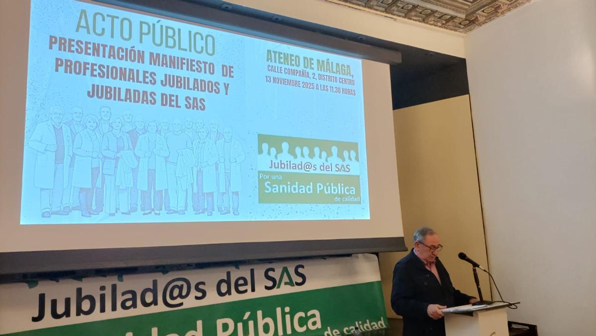 Presentación del manifiesto en el Ateneo de Málaga